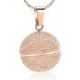 constantlife Cremation Jewelry for Ashes - Basketball Stainless Steel Memorial Pendant Urn Necklace Keepsake for Men Women