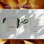 Asymmetric Drop Earrings, 18k Gold Plated Large Oval Link Dangle Geometric Earrings for Women Girls, Mobius Ring Shape,Fashion Jewelry Gifts