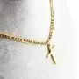 Senge 4.6 mm 18K Gold Plated Figaro Chain for Men and Women Fashion Jewelry Senge 4.6 mm 18K Gold Plated Figaro Chain for Men and Women Fashion Jewelry