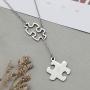 Autism Awareness Puzzle Lariat Necklace Motivational Autism Jewelry Encouragement Jigsaw Inspirational Gift for Autistic People(autism NL)