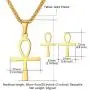 U7 Egyptian Jewelry Set Stainless Steel Ankh Cross or Queen Head Necklace Earrings Set for Women U7 Egyptian Jewelry Set Stainless Steel Ankh Cross or Queen Head Necklace Earrings Set for Women