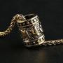 HZMAN Tibetan Zen Buddhist Meditation Yoga Bohemian Stainless Steel Jewelry Pendant Necklace