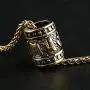 HZMAN Tibetan Zen Buddhist Meditation Yoga Bohemian Stainless Steel Jewelry Pendant Necklace