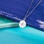 Graduation Compass Pendant Necklace – 925 Sterling Sliver direction necklace, Christmas Graduation Jewelry Birthday Gift for Women and Girls