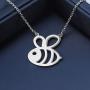 SIDIMELO Bumble Bee Pendant Necklace Gifts Honey Bee Hive Necklace for Women Wife Daughter Funny Jewelry