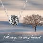 ONEFINITY Sterling Silver Tree of Life Urn Necklace for Ashes Owl Necklace Pendant Charm for Women Memorial Gifts Keepsake Always in My Heart Memory Necklace Jewelry