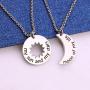 My Sun and Stars Moon of My Life Couple Necklace Game of Thrones Jewelry His & Hers Matching Pendant Necklace Lover Set