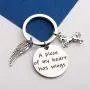 POTIY Horse Memory Gift in Memory of Horse Jewelry A Piece of My Heart Has Wings Pet Pony Mourning Loss Keychain Sympathy Gift Horse Memory Keepsake