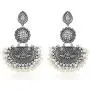 Aheli Bollywood Ethnic Oxidised Earrings Dangler Stylish Traditional Indian Fashion Jewelry for Women, Girls