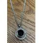 Interchangeable Mini 12mm Snap Jewelry Rhinestone Halo Pendant & Stainless Steel Chain 19'' + 3'' Ext My Prime Gifts