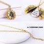 JYH Inspirational Sunflower Necklace for Women Girls 2-Side Version Engraved Locket Pendent Personalized Motivational Gift for Her Mantra Birthday Jewelry
