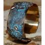 Elaine Coyne Classic Sea Turtle Cuff Bracelet - Verdigris Patina Brass