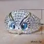 ANOJION Owl Ring, Hip hop Ring, Fashion Jewelry Gift for Men and Women, Alloy Material time Ring,Size 6-10 ANOJION Owl Ring, Hip hop Ring, Fashion Jewelry Gift for Men and Women, Alloy Material time Ring,Size 6-10