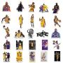 Vinyl Etchings Luxury Box Set of Silicone Bracelet (1Black Metallica Rubber Bracelet + 5 Colors +1 Metal Ring) Sports Bracelets Wristbands Black Mamba No.24 Kobe Bryan Lakers Legend