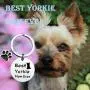 MAOFAED Dog Gift Yorkshire Terrier Gift Best Yorkie Mom Ever Dog Lover Gift Yorkshire Silky Terrier Jewelry Gift for Dog Mom
