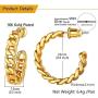 Hoop Earrings,18K Gold Plated 925 Sterling Silver Post Small Hoops,Star|Sunflower|Bamboo|Chain Hoop Earrings for Women Girls,with Gift Box