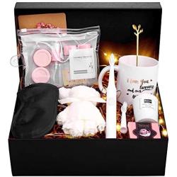 IEFRICH Gift Set for Women Jewelry Sets, for Women Mom Girlfriend Wife Birthday Christmas Mothers Day I Love You Gift Set for Women Gift Ideas with Gifts Box Basket for Women