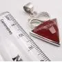 SilverStarJewel Natural Carnelian Pendant 1.5'' 925 Pure Silver New Gemstone SilverStarJewel Natural Carnelian Pendant 1.5'' 925 Pure Silver New Gemstone