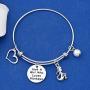 FAADBUK Funny Monkey Bracelet Animal Lover Gift Just A Girl Who Loves Monkeys Jewelry Bracelet Monkey Lover Gift Monkey Jewelry