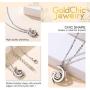 GoldChic Jewelry i Love u Necklace in 100 Languages, Old English Initial Necklace for Women/Girls,I Love You Necklaces for Girlfriend, Adjustable Chain Length 18''-20'', with Gift Box