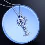 S925 Sterling Silver Faith Hope Love Heart Cross Anchor Vintage Pendant Necklace Ring Jewelry Set