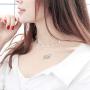 EGOO&YAMEE Coink Choker Necklace Star and Moon Handmade Dainty Layered Choker Necklace Set for Women Girls