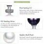 Pearl Earrings for Women, 925 Sterling Silver Pearl Double Ball Stud Earring for Women, Wife, Girlfriend Mother- Fashion Hypoallergenic Silver Jewelry Gift BJ09072 (Pearl Earings)