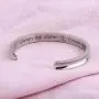 Zuo Bao Always My Sister Forever My Friend Hair Tie Bracelet Sister in Law Gift Sister of The Groom Cuff Bangle Bracelet