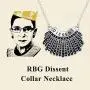 RBG Dissent Pendant Necklace Sterling Silver RBG Necklace Gifts Jewelry for Mothers Women Fans of Ruth Bader Ginsburg RBG Dissent Pendant Necklace Sterling Silver RBG Necklace Gifts Jewelry for Mothers Women Fans of Ruth Bader Ginsburg
