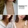 Ldurian Layered Necklace, Set of 2, Choker Chain with Coin Pendant, Layering Drop Lariat for Women, Dainty Minimalist Jewelry (14K Gold Plated) Ldurian Layered Necklace, Set of 2, Choker Chain with Coin Pendant, Layering Drop Lariat for Women, Dainty Minimalist Jewelry (14K Gold Plated)