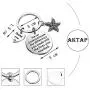 AKTAP Thank You Gift Starfish Bracelet Never Underestimate The Different You Made and The Lives You Touched Appreciation Gift for Social Worker VolunteerTeacher Employee