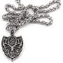 DUTO Company Viking Talisman Authentic Scandinavian Jewelry Accessory for Mens Womens Pagan Asatru Stainless Steel Necklace 20/28 Inches