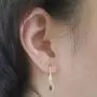 Dazzlingrock Collection 10K Ladies Halo Style Dangling Drop Earrings, Yellow Gold Dazzlingrock Collection 10K Ladies Halo Style Dangling Drop Earrings, Yellow Gold