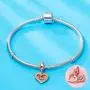 Sterling Silver Family Charm House Charm Heart Shape Love Charm Family Hand Charm for Bracelets Sterling Silver Family Charm House Charm Heart Shape Love Charm Family Hand Charm for Bracelets
