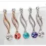 NEOGLORY Jewelry Crystal Wedding Drop Earrings 5 Colors 2'' Embellished with Crystals from Swarovski NEOGLORY Jewelry Crystal Wedding Drop Earrings 5 Colors 2'' Embellished with Crystals from Swarovski