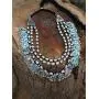 Crunchy Fashion Bollywood Traditional Indian/Bohemian Style Afgani Oxidised Silver Statement Necklace for Women Crunchy Fashion Bollywood Traditional Indian/Bohemian Style Afgani Oxidised Silver Statement Necklace for Women