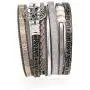 Suyi Women Wrap Bracelet Multilayered Leather Braided Bangle Wrist Cuff Bangles with Magnetic Buckle Suyi Women Wrap Bracelet Multilayered Leather Braided Bangle Wrist Cuff Bangles with Magnetic Buckle
