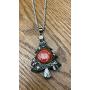 My Prime Gifts Snap Jewelry Christmas Tree Enamel Necklace Silver Plated Length 20'' fits 18-20mm Standard Ginger Style Charms My Prime Gifts