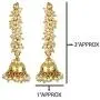 Antique Traditional Indian Polki Jhumka/Earring Bollywood Wedding Jewelry for Women. Antique Traditional Indian Polki Jhumka/Earring Bollywood Wedding Jewelry for Women.