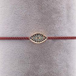 Handmade Adjustable String Evil Eye Bracelet for Women I Red, Blue, Black Braided String I