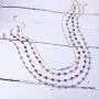 Thunaraz 4 Pieces Dainty Evil Eye Necklace for Women Lucky Evil Eye Protection Necklace Cute Minimalist Choker Necklace Jewelry Set Gift
