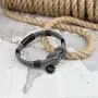 globi Paracord Braided Rope Bracelet for Men Women | Lightweight Nautical Unisex Cuff Bracelet with Stainless Steel Magnetic Clasp globi Paracord Braided Rope Bracelet for Men Women | Lightweight Nautical Unisex Cuff Bracelet with Stainless Steel Magnetic Clasp