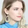Bohemian Delicate Lightweight Cork Geometric Earrings - Filigree Cutout Petal Leaf, Teardrop, Floral Print Feather Fringe Drop Dangles Bohemian Delicate Lightweight Cork Geometric Earrings - Filigree Cutout Petal Leaf, Teardrop, Floral Print Feather Fringe Drop Dangles