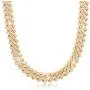 YIMERAIRE Lab Simulated Diamond Cuban Link Chain Choker for Women| 18K Gold White Gold Plated 6MM/8MM/12MM/14MM/15MM Miami Link Chain for Men, Full CZ Prong Set Link Necklace Iced Out, with Gift Box YIMERAIRE Lab Simulated Diamond Cuban Link Chain Choker for Women| 18K Gold White Gold Plated 6MM/8MM/12MM/14MM/15MM Miami Link Chain for Men, Full CZ Prong Set Link Necklace Iced Out, with Gift Box