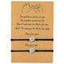 GVUSMIL 2 Pieces Pinky Promise Distance Matching Bracelets Gifts for Best Friends Couple Family Women Mens Teen Girls, Him and Her
