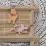 BAUNA The Pooh Bear Gift The Pooh Bear Necklace Long Distance Best Friend Necklace Set for 2