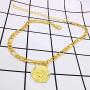 Womens Initial Ankle Bracelets Letter Anklet,18K Gold Plated Figaro Chunky Chain Anklet Adjustable Beach Foot Ankle Summer Jewelry for Teens Girls Friend