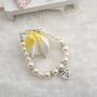 MAOFAED Sister  in Law  Bracelet, Pearl Bracelet, Wedding Gift for Sister,Mother in Law  Wedding Jewelry