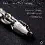 Authentic Solid Sterling Silver Rope Diamond-Cut Braided Twist Link .925 Rhodium Necklace Chains 1.5MM - 5.5MM, 16'' - 30'', Made In Italy, Men & Women, Next Level Jewelry Authentic Solid Sterling Silver Rope Diamond-Cut Braided Twist Link .925 Rhodium Necklace Chains 1.5MM - 5.5MM, 16'' - 30'', Made In Italy, Men & Women, Next Level Jewelry