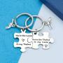 HN HNHB My Thelma Louise Best Friend Keychain Friendship Gift Birthday Jewelry Gifts